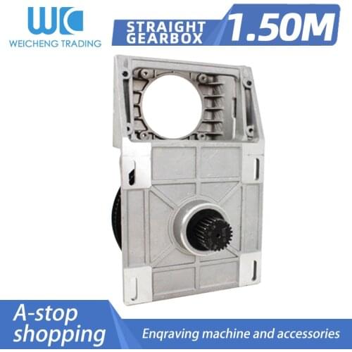 CNC Gear Box Ratio 5:1 suitable Gearbox straight teeth short shaft 1.5 module synchronous wheel reducer box 1.5M CNC parts