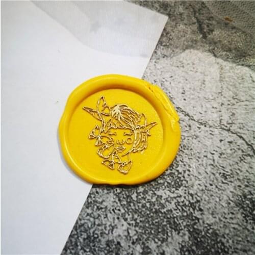 Pretty girl Alice Wax Seal Stamp head,Sealing Wax Seal/gift Wax Stamp for lover,wedding invitation seal,Childs fairy tale stamp