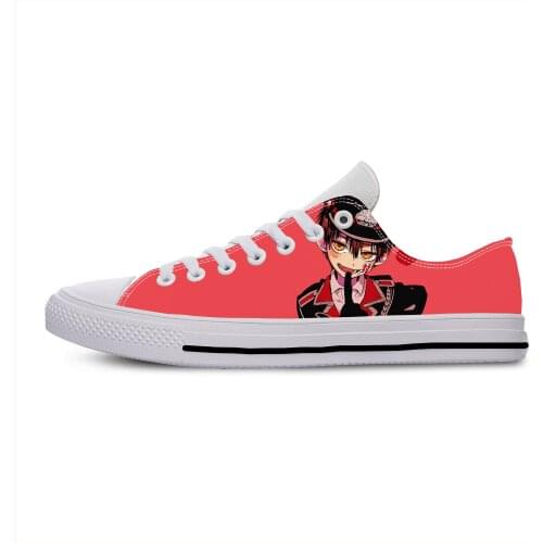 Toilet Bound Hanako Kun Japanese Anime Manga Cute Casual Cloth Shoes Low Top Lightweight Breathable 3D Print Men Women Sneakers