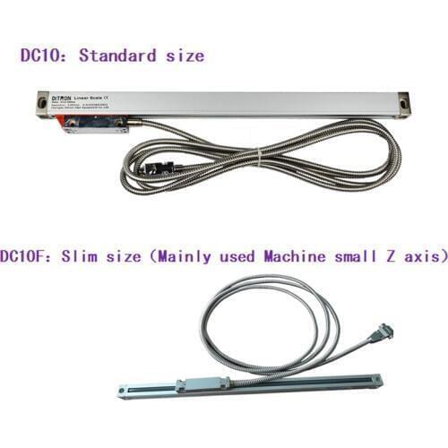 Ditron DC10F Linear glass Scale/Linear encoger/Linear ruler (0.005mm) of Measuring Length from 0-300mm