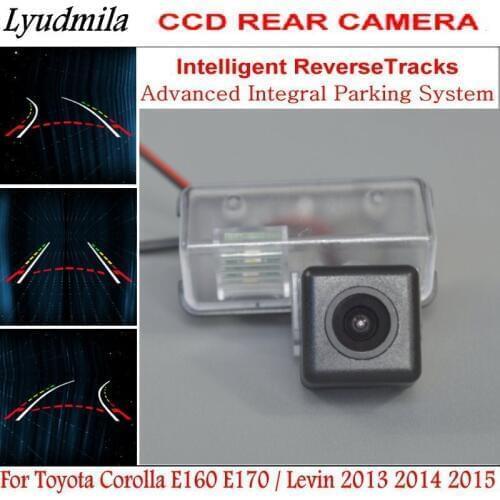 Lyudmila FOR Toyota Corolla / EZ / Toyota Camry XV50 Car Intelligentized Backup Reversing Rear Camera Dynamic Guidance Tracks