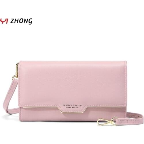 YIZHONG PU Small Flap Purses and Handbags for Women Simple Versatile Crossbody Bag Multifunction Card Pocket Clutch Shoulder Bag