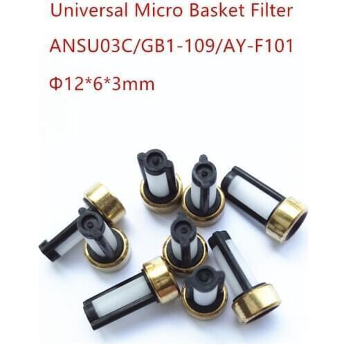 20 Pieces Good Quality Auto Fuel Injector Micro Filter ASNU03C GB1-109 11001 AY-F101 Size 12*6*3mm for B-osch Universal Injector
