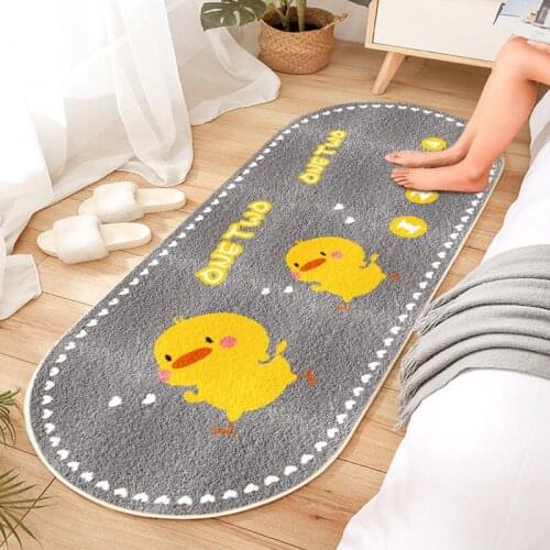 Non-slip Bathroom Mat Cute Carpets for Living Room Home Living Decor Kitchen Rugs Tapetes De Quarto Floor Mat Supplies Tapetes
