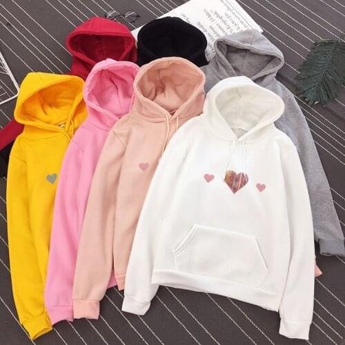 8894# Couples Womens Hooded New Long-Sleeved Thin Korean-Style Pullover Loose Hoodie Suit Lazy Wind