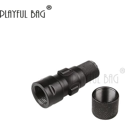PB Playful bag Outdoor sport LDT JiQu MP5 upgrade material cap decorative gel ball gun silencer inner cap Tactical toys MA11S