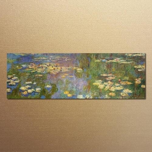 Landscapes art Water Lilies by Claude Monet oil paintings canvas High quality hand-painted