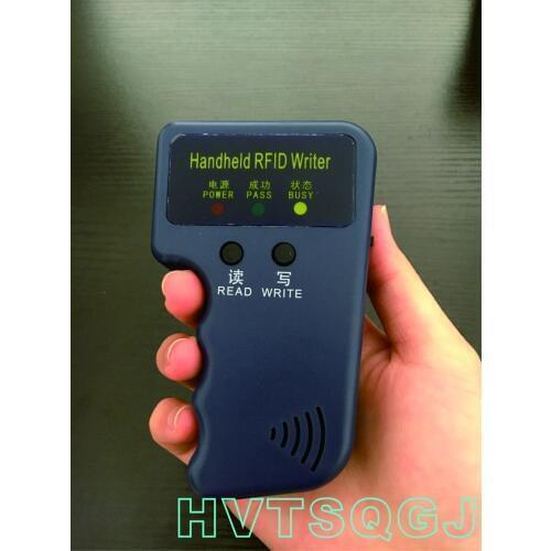 Handheld 125KHz ID Card Copier Writer EM4100 RFID Duplicator Reader + 5pcs EM4305/T5577rewritable Tag Free shipping
