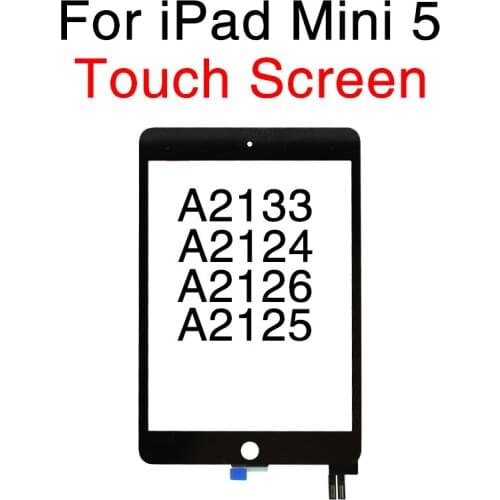 10Pcs/lot For iPad Mini 5 Touch Screen Digitizer For Mini 5th Gen Front Glass Display Touch Panel Replacement A2133 A2424 A2126