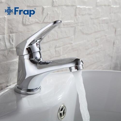 FRAP mini Stylish elegant Bathroom Basin Faucet Brass Vessel Sink Water Tap Mixer Chrome Finish F1013 F1036