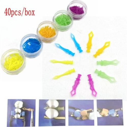 40pcs/box Dental Autoclavable Plastic Wedge Dentist Materials Dentistry Lab Instrument Teeth Wedge Dental Tools