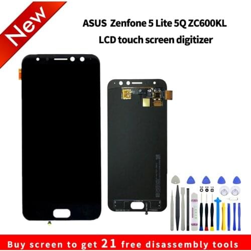 For Asus Zenfone 5 Lite 5Q ZC600KL LCD display High quality HD brand new screen assembly with Disassembly tools
