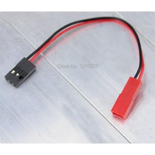 10 Pieces lot JST Female To JR Futaba Servo Male Connector Adapter Cable For RC Battery
