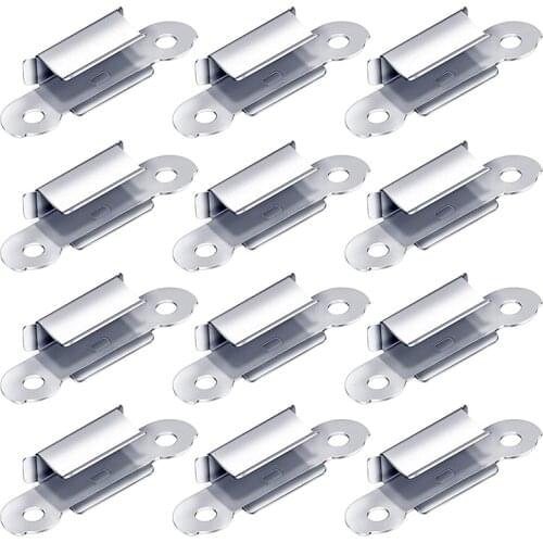 12Pcs for Ender 3 Glass Bed Spring Turn Clips, for Ender 3 Pro for Creality Ender 3 V2 Ender 3S Ender 5 Pro