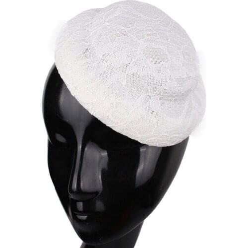 17 CM Party Top Hat Fascinator Bases Make For Women Wedding Elegant DIY Hair Accessories Bridal Wedding Headpiece 6 PCS/Lot