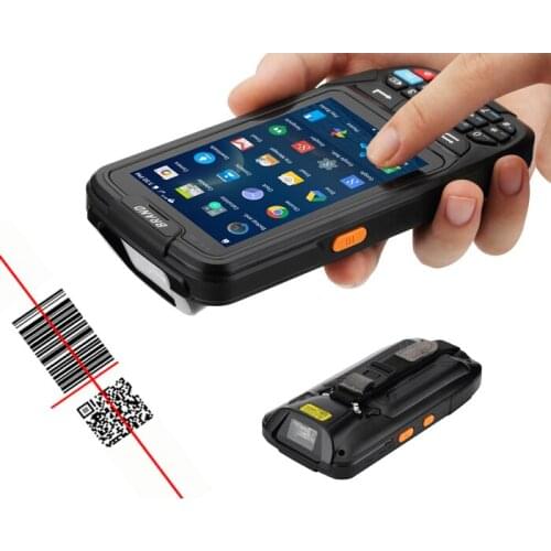 2G RAM/16G ROM courier pda android 7.0 wireless qr bar code scanner wifi handheld pda barcode scanner handheld terminal machine