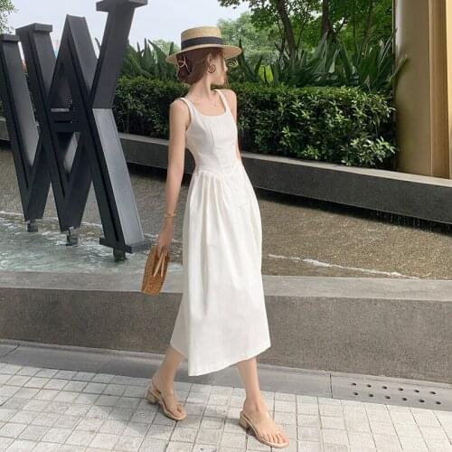 2021 Summer Dress Women white Street Sexy Casual Loose Thin Beach Party Dress Mid-length Dress Female Vestidos sexy dress