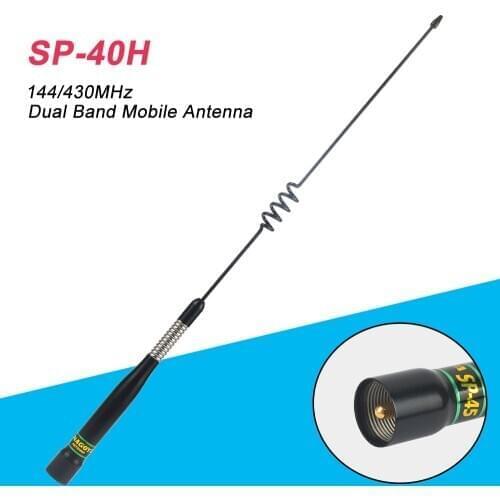 Original NAGOYA SP-40H Car Mobile Two Way Radio Antenna VHF UHF Dual Band 144/430 MHz 2.15/5 dB High Gain UHF PLug PL-259