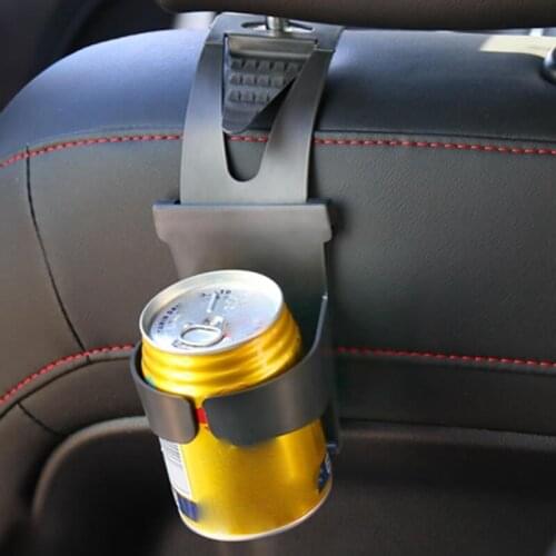 Car Holder Window Seat Headrest Car Truck Door Mount Drink Bottle Cup Holder Stand Black Car Interior Accessories Storage