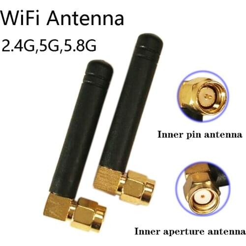 2.4gwifi 433MHz antenna router Bluetooth wireless module SMA curved male omnidirectional high gain external glue rod antenna
