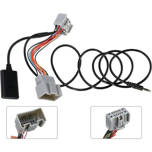 Bluetooth Adapter Audio AUX IN Cable for Volvo C30/S40/V40/V50/S60/S70/C70/XC90 With AUX Button