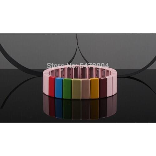 Bohomian Enamel Tile Bracelet Elastic Stretch Beaded Bracelet HandmadeStackable Bracelet Party Jewelry Girls Gift