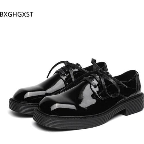 BXGHGXST Men's Patent Leather Shoes