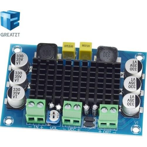 GREATZT TPA3116 D2 TPA3116DA DC 12V 24V 100W Mono Channel Digital Power Audio Amplifier Board TPA3116D2 Large Capacity Board