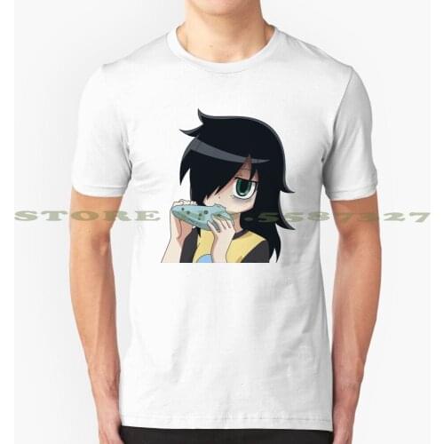 Tomoko With Ocarina Shirt Summer Funny T Shirt For Men Women Watamote Tomoko Weeb Link Ocarina Weeb Trash Kawaii Cute Anime