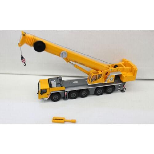 1:87 Ho Scale Train Simulation Alloy Plastic Construction Vehicle Crane Engineering Truck Collection Miniature Model