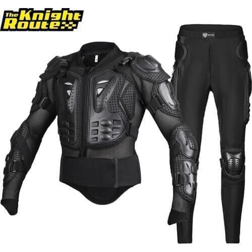 Motorcycle Armor Jacket Men Full Body Motorcycle Suit Motocross Racing Moto Jacket & Pants Riding Motorbike Protection Men