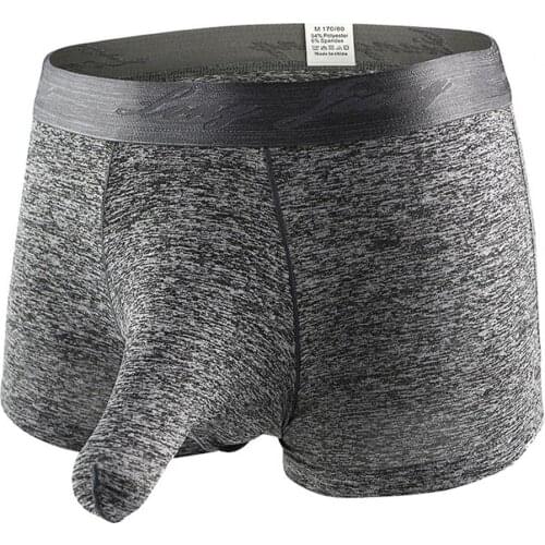 Men Underwear Sexy Boxer Shorts Underpants Mens Panties Longjiang Boxer Underpants Elephant Nose Men U Convex Underwears Panties