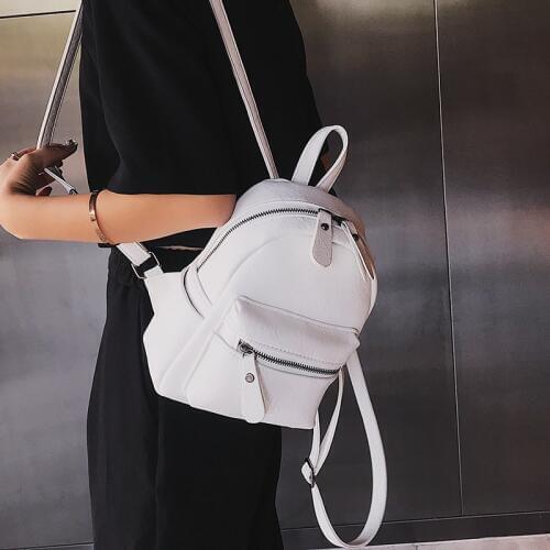Mini Small Backpacks for Teenage Girl Women Fashion Backpack Ladies Shoulder Bags Cute PU Leather Small Women Backpack Sac A Dos
