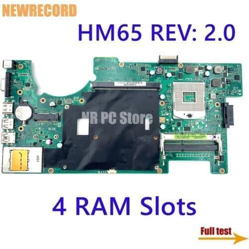 NEWRECORD For Asus G73SW motherboard 60-N3IMB1000 60-N3IMB1000-C08 B08 90R-N3IMB1000Y HM65 REV: 2.0 4 RAM slots main board