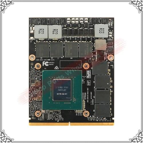 Original GTX1070M GTX 1070M 8GB GDDR5 MXM Laptop Video VGA Graphics Card N17E-G2-A1 MS-1W0V1 For Dell HP MSI clevo