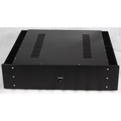 WA16 All aluminum amplifier chassis / Preamplifier case / AMP Enclosure /DIY box (463 *110*412mm)