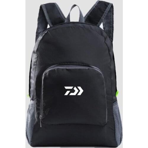 Casual Outdoor Unisex Foldable Fishing Bag Multifunctional Shoulder Backpack Travel Climbing Camping Multi-Purpose Sports Bags