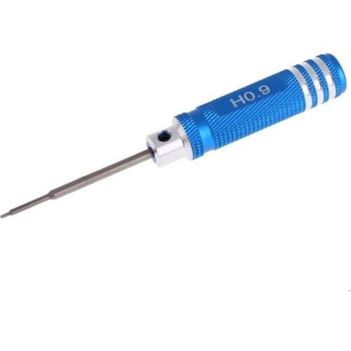 RC Metal Hex Screwdriver Tool Set 0.9mm for Helicopter Drone Aircraft Model Repair Tools RC Helicopter Model Parts Accessoriess
