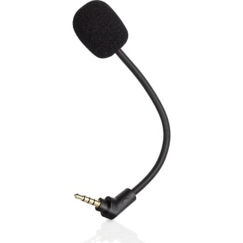 Detachable Replacement Aux 3.5mm Microphone Mic Noise Cancelling for Kingston HyperX Cloud Flight S Gaming Headsets Headphones
