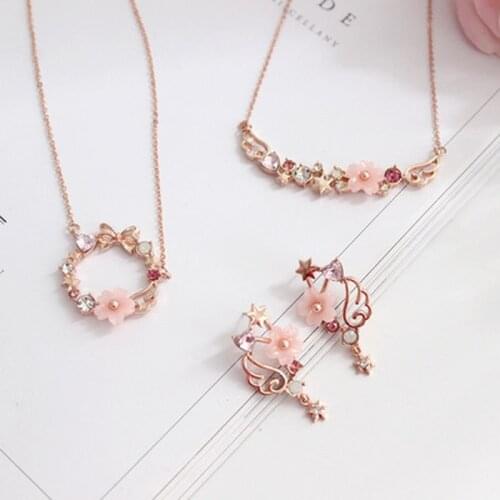 Japanese Pink Butterfly Card Earrings Rose Gold Color Angel Wing Rhinestone Star Moon Star Drop Earrings for Women Girls