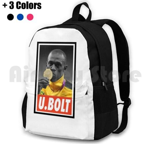 - Sport-Usain Bolt Outdoor Hiking Backpack Riding Climbing Sports Bag Sport Sports Legend Baseball Hockey Soccer Legends Geek