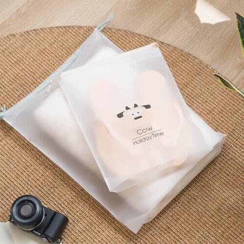 2 Sizes Waterproof Drawstring Storage Makeup Bags Matte Color Travel Dry Packing Bag For Home Organizer Shopper Bag