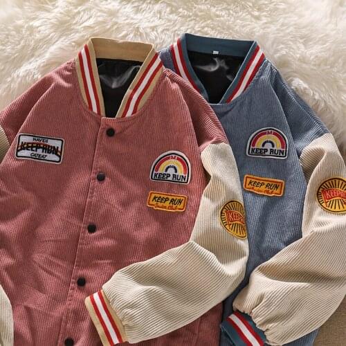 Womens Jacket Baseball Female Coat Winter Cardigan Long Sleeve Harajuku Streetwear Tops Windbreaker Vintage Aesthetic Clothes