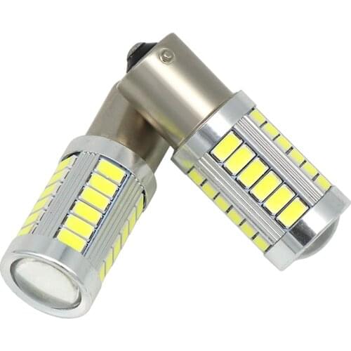 1Pcs 1157 P21/5W BAY15D Super Bright 33 SMD 5630 5730 LED auto brake lights fog lamp 21/5w car daytime running light stop bulbs