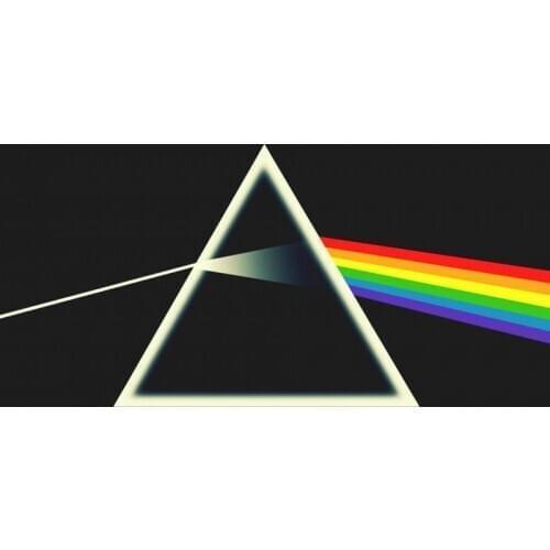 1pcs 30x30x100mm Optical Glass Right Angle Reflecting Triangular Prism for Teaching Light Spectrum Rainbow Prism