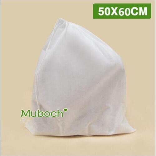 10pcs 50*60cm Non-woven storage bag dust clothes travel clothing packaging Debris classification drawstring garbage bag
