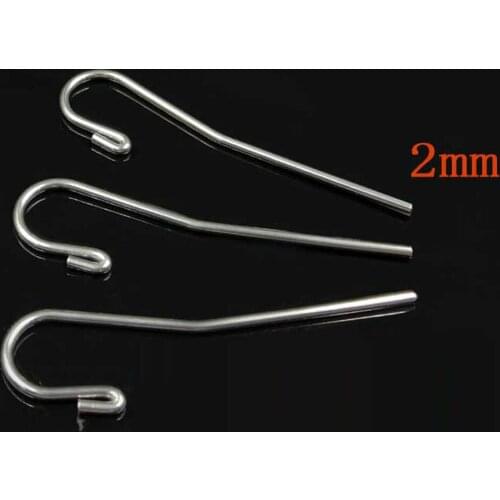 10Pcs Dental Stainless steel Lip Hook diameter 2mm For Apex Locator Canal Finder Dental Lab Spare Parts