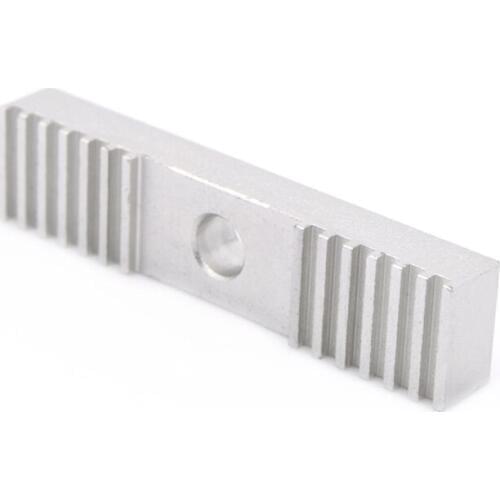 2pcs 3D Printer Parts Tooth Pitch 2mm Clamps Fixed Clip 9x40mm plate Timing Belt Fixing Tool High Strength Nylon Reprap DIY