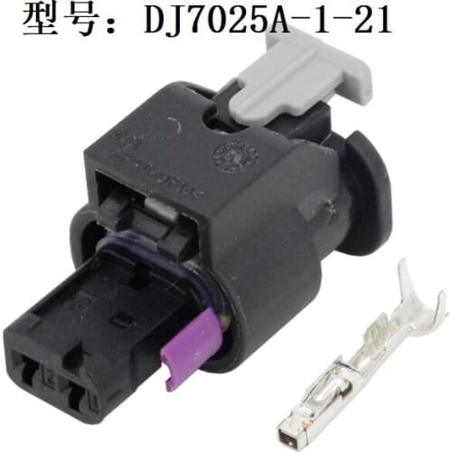 200 sets 2 Pin 2 Hole 4F0973702 Car Connector Sensor For Volkswagen Audi Nozzle Plug DJ7025A-1-21