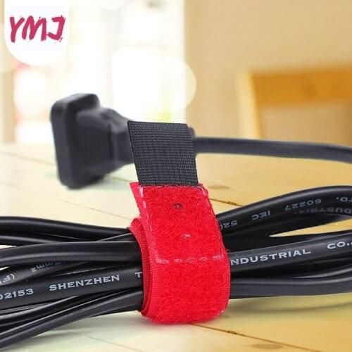 6Pcs Cable Manager Self adhesive sort out Magic Ties wire 6 different color markers Mobile phone charging cable fixed